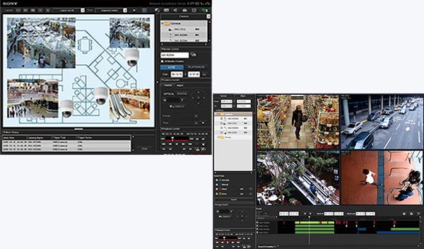 video sorveglianza sony